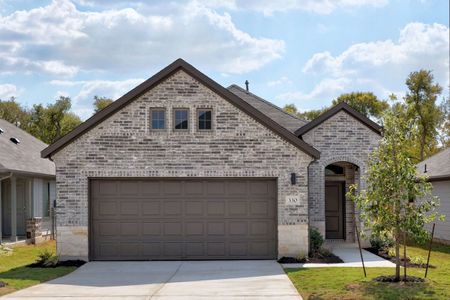 New construction Single-Family house 330 Bendecido Lp, Elgin, TX 78621 plan Cedar | Trinity Ranch - image