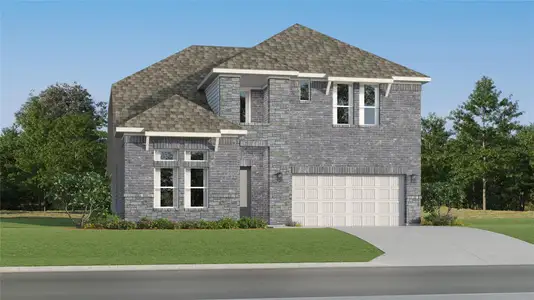 New construction Single-Family house 129 Brabham Lp, Hutto, TX 78634 plan Eden - image