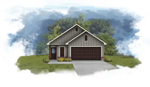 New construction Single-Family house 115 Natureview Wy, Freeport, FL 32439 plan Everglades II K - image