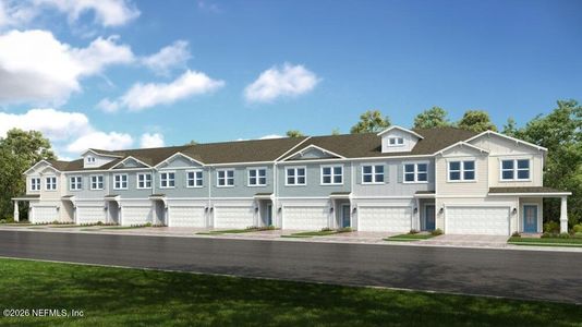 New construction Townhouse house 248 Silver Myrtle Ct, St. Augustine, FL 32092 plan Bellflower - image