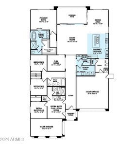 Flagstaff Floorplan kitchen and bath upg