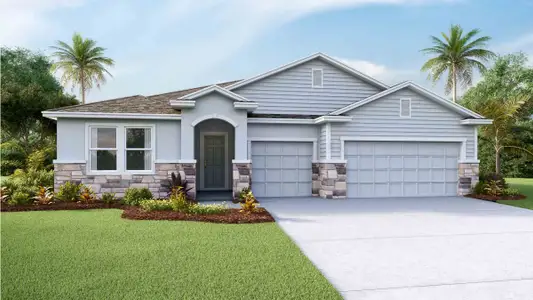 New construction Single-Family house 32668 Duluth Dr, Wesley Chapel, FL 33543 plan Camden - image