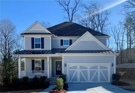 New construction Single-Family house 6402 Sycamore Dr, Hoschton, GA 30548 plan Continental - image