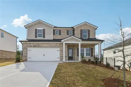New construction Single-Family house 405 Morgan Creek Rd, Pendergrass, GA 30567 plan Johnson - image