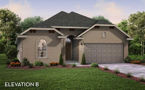 New construction Single-Family house 12102 Hollow Marsh Drive, Santa Fe, TX 77510 Greeley- photo 0