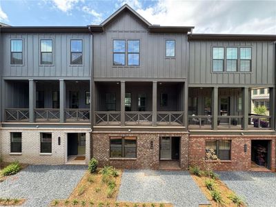 New construction Townhouse house 510 Burlrush Ln, Alpharetta, GA 30009 plan Clementine - image
