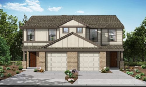 New construction Duplex house 1004 Joy Mill Place, Lavon, TX 75166 - photo 0