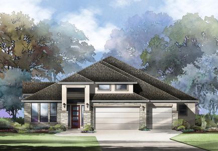 New construction Single-Family house 542 Dulce Vis, Boerne, TX 78006 plan Dewitt - image