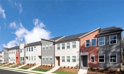 New construction Townhouse house 1621 Worley Wy Nw, Atlanta, GA 30318 plan Cedar - image