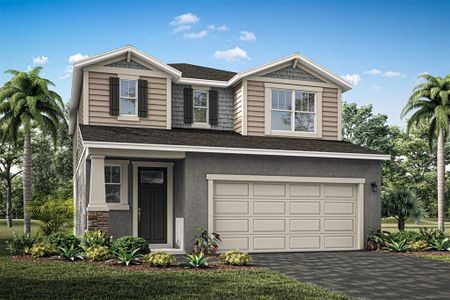 New construction Single-Family house 1710 Soaring Vida St, Palmetto, FL 34221 plan Woodruff - image