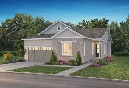 New construction Single-Family house 6655 Fawn Path Lane, Castle Pines, CO 80108 4084 Legends Exterior Modern Farmhouse- photo 0