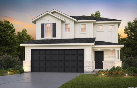 New construction Single-Family house 4101 Bermuda Ln, Seguin, TX 78155 plan Monroe - image