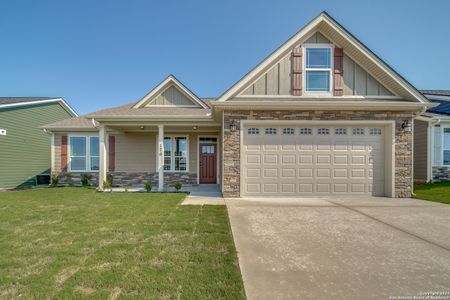 New construction Single-Family house 170 Lost Maples Way, Marion, TX 78124 Archer- photo 0