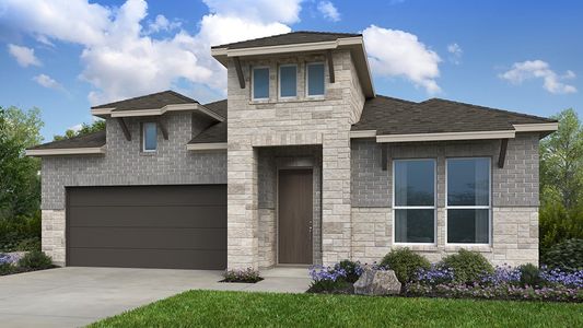 New construction Single-Family house 2801 Sh-71 E, Cedar Creek, TX 78612 plan Burnet - image