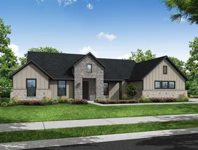 New construction Single-Family house 2330 Oak Knoll Dr, Waxahachie, TX 75165 plan Sycamore - image