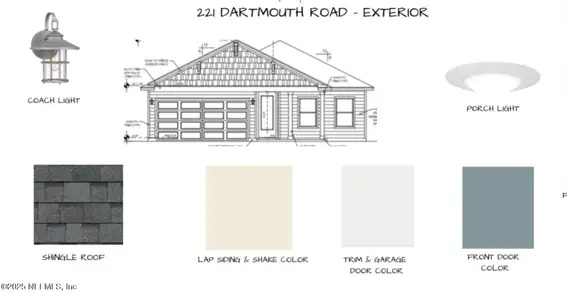New construction Single-Family house 221 Dartmouth Rd, St. Augustine, FL 32086 - image