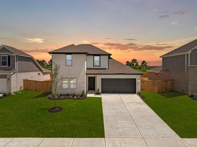 New construction Single-Family house 6726 Pebble Bluff Ct, Cove, TX 77523 - image