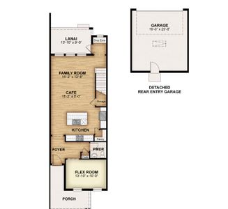 New construction Townhouse house 14006 Scarlet Aster Aly, Winter Garden, FL 34787 plan Newton - image 6