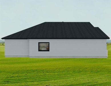 Rendering of finished product for the left side of the home.