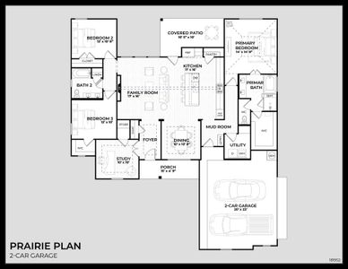 New construction Single-Family house 10610 Barleycorn Ln, Venus, TX 76084 plan Prairie - image