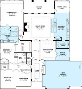 The Samuel floor plan by K. Hovnanian Homes. 1st Floor shown. *Prices, plans, dimensions, features, specifications, materials, and availability of homes or communities are subject to change without notice or obligation.