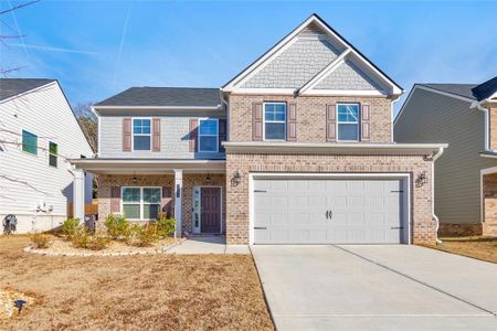 New construction Single-Family house 3139 Dowsing Ln, Powder Springs, GA 30127 plan Axley - image