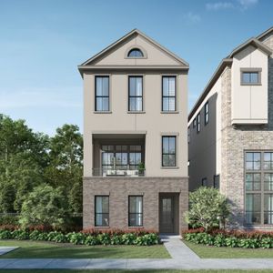 New construction Townhouse house 3505 Ridgeway Valley Ln, Houston, TX 77055 plan The Rosalie - image 2