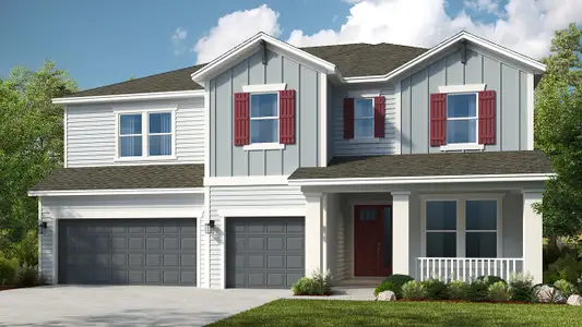 New construction Single-Family house 86105 Living Waters Run, Yulee, FL 32097 Luzon- photo 0