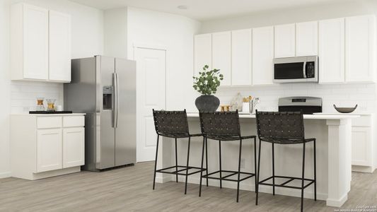 New construction Single-Family house 15543 Doublecreek Dr, San Antonio, TX 78253 plan Santo - image