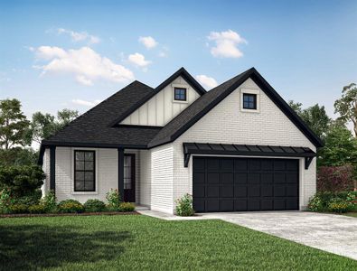 New construction Single-Family house 5606 Pearl Vista Drive, Katy, TX 77493 Hickory- photo 0