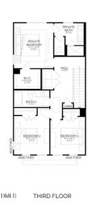 New construction Townhouse house 2411 Adrift Rd, Fuquay Varina, NC 27526 plan Atlas End Unit - image 4