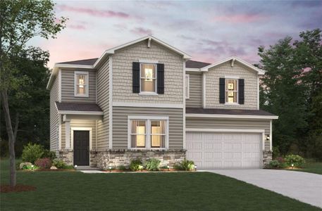 New construction Single-Family house 8031 Dickens Dr, Fairburn, GA 30213 plan Apollo - image