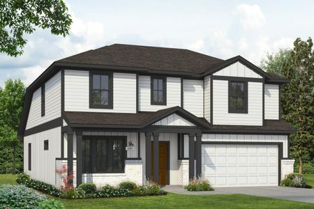 New construction Single-Family house 209 Gus Lp, Georgetown, TX 78626 plan Rancho San Gabriel 2247 - image