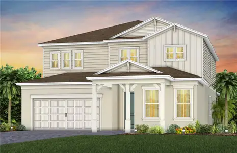 New construction Single-Family house 16462 Lone Oak Cir, Orlando, FL 32832 plan Scarlett - image