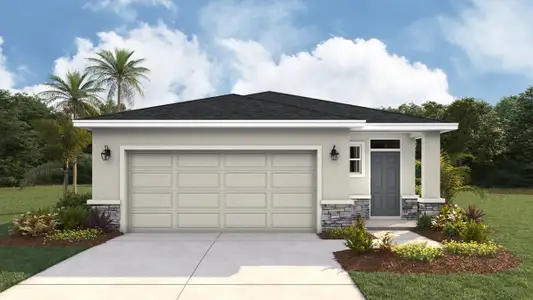 New construction Single-Family house 9961 Morning Meadowlark Trl, Parrish, FL 34219 plan Harper - image