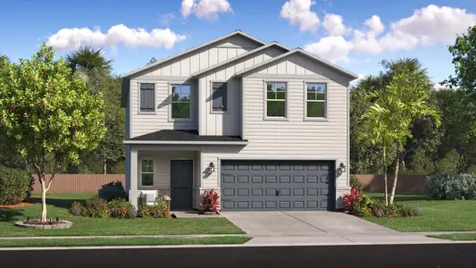 New construction Single-Family house 6392 Firebush Rd, Jacksonville, FL 32219 plan Edison II - image