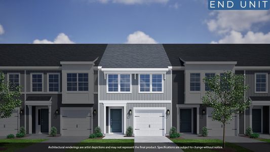 New construction Single-Family house 1062 Tea Rose Ct, Durham, NC 27703 plan Foxglove - image