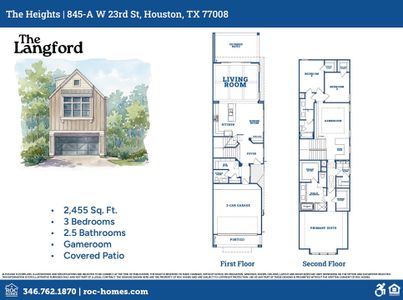 New construction Single-Family house 845-A W 23Rd St, Houston, TX 77008 - image 3