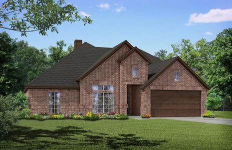 Elevation C | Concept 2379 at Abe's Landing in Granbury, TX by Landsea Homes