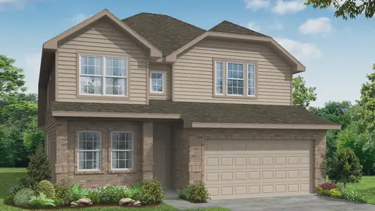 New construction Single-Family house 411 Black Bear Dr, Huntsville, TX 77320 The Ellington- photo 0