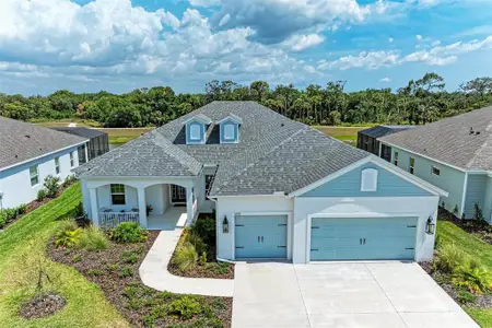 New construction Single-Family house 14359 Skipping Stone Loop, Parrish, FL 34219 Captiva- photo 0