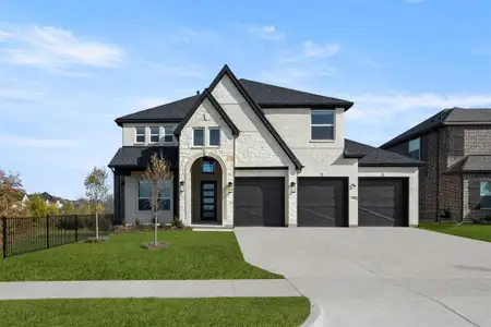 New construction Single-Family house 2101 Phoebe Dr, Mansfield, TX 76063 plan Harvard EW 2F w/Media - image