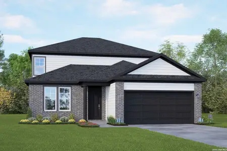 New construction Single-Family house 409 Jills Path, Seguin, TX 78155 plan The Douglas C - image