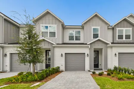 New construction Townhouse house 1125 Wild Crest Ln, Daytona Beach, FL 32117 plan The Burney - image