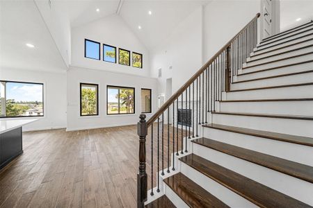 Beautiful wood stairs