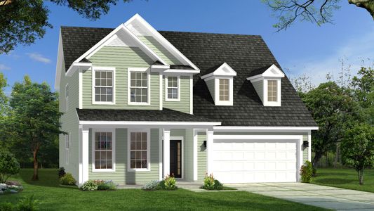 New construction Single-Family house 58 Biscayne Ct, Lillington, NC 27546 plan Drayton - image