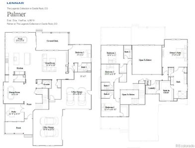 New construction Single-Family house 3903 Treadway Pt, Castle Rock, CO 80108 null- photo 1 1