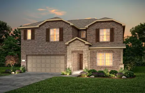 The Stockdale, a two-story home with 2-car garage,