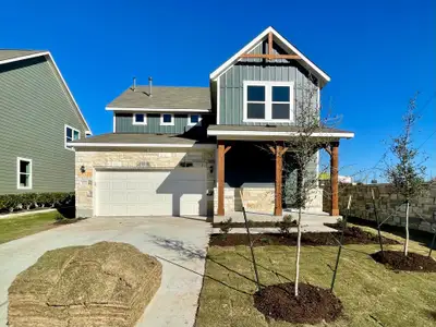 New construction Single-Family house 102 Palo Brea Lp, Hutto, TX 78634 plan Sierra - image