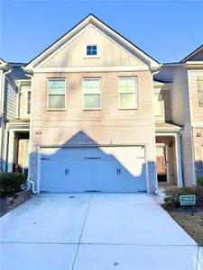 New construction Townhouse house 7714 Baron Rd, Fairburn, GA 30213 - image